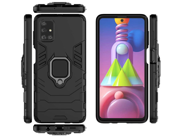 Etui Alogy Stand Ring Armor do Samsung Galaxy M51 czarne