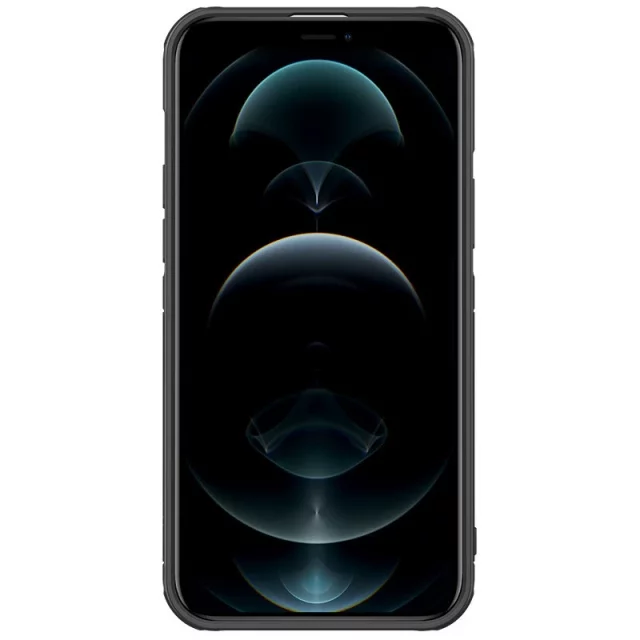 Nillkin Cyclops Case wytrzymałe etui z osłoną na aparat i składaną podstawką iPhone 13 Pro czarny