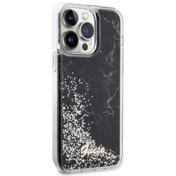 Etui Guess GUHCP14XLCSGSGK für iPhone 14 Pro Max 6,7" Hardcase Liquid Glitter Marble