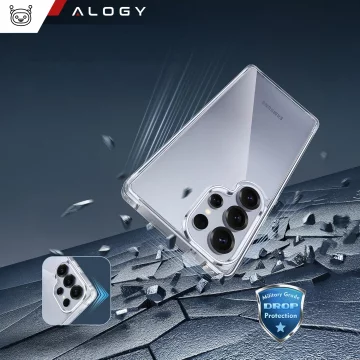 Hülle für Apple iPhone 16 Pro Max Alogy Anti-Shock Hybrid Case für MagSafe Transparent