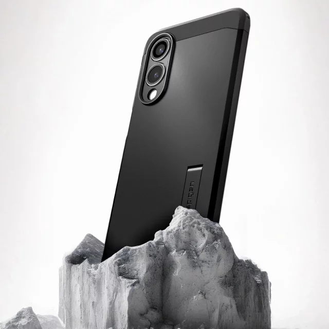 Etui do Samsung Galaxy S25 Edge Spigen Tough Armor MagSafe Czarne