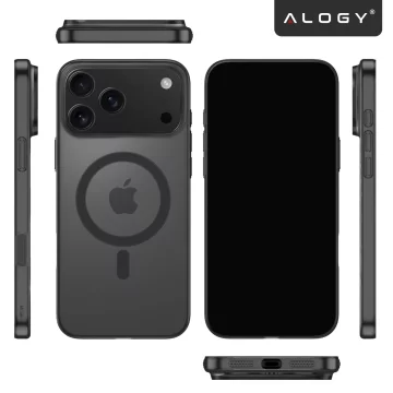 Pouzdro Apple iPhone 17 Pro – matný kryt MagSafe s ochranou čočky, tenký a odolný proti poškrábání, perfektně padne – Alogy Skinny MatteCase™ černý