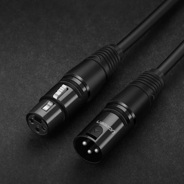 UGREEN extension cable audio cable microphone cable XLR (female) - XLR (male) 2 m (AV130)