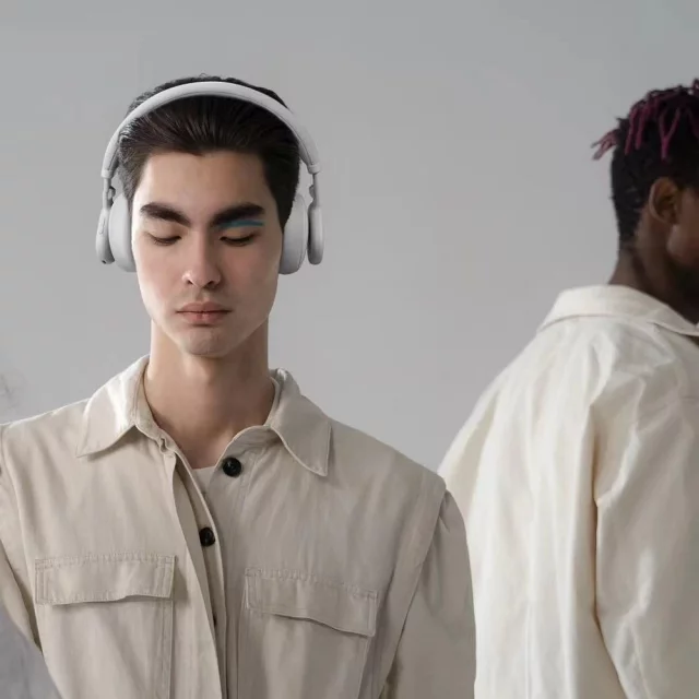 Forcell F-Audio ANC Touch Beat Kabellose On-Ear-Kopfhörer Grau