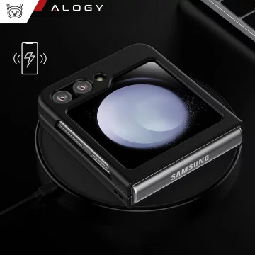 Hülle für Samsung Galaxy Z Flip 6 Alogy Thin Case Schutzhülle mattschwarz