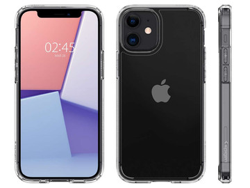 Spigen Ultra Hybrid Hülle für Apple iPhone 12 Mini 5.4 Kristallklares Alogieglas