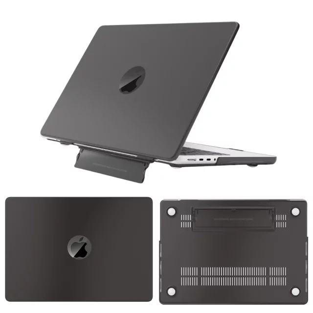 Alogy ProStand™ matte Hülle mit Ständer für MacBook Air 13,3" (A1932/A2179/A2337) Schwarz