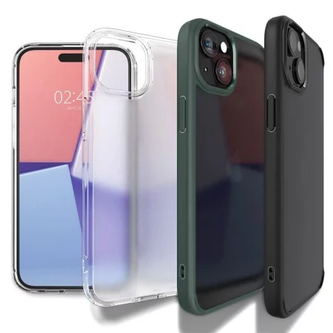 Spigen Crystal Hybrid-Hülle für Apple iPhone 15 Plus – transparent