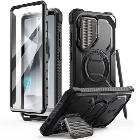 Etui für Samsung Galaxy S25 Ultra Supcase i-Blason ArmorBox Mag MagSafe Schwarz