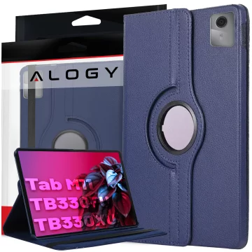 Pouzdro 360 ​​pro Lenovo Tab M11 10,95" TB330FU / TB330XU / TB331FC otočný kryt na tablet Flip Cover Pouzdro Alogy Navy Blue