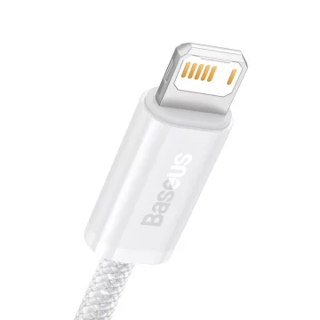 Baseus Dynamisches USB-zu-Lightning-Kabel, 2,4 A, 2 m (weiß)