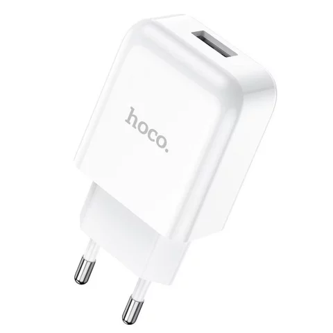 HOCO USB A 2A N2 white wall charger