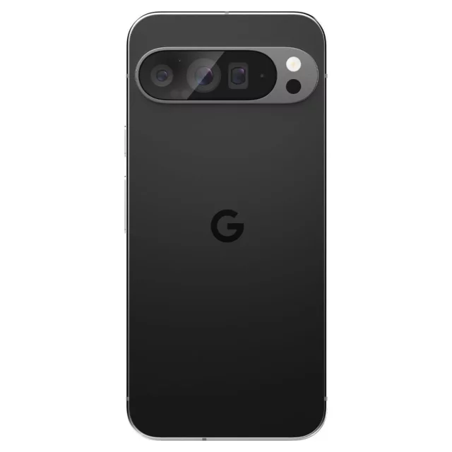 Kryt fotoaparátu z tvrzeného skla Spigen Optik.Tr „EZ Fit“ Ochranný kryt fotoaparátu 2 balení Google Pixel 9 Pro Crystal Clear