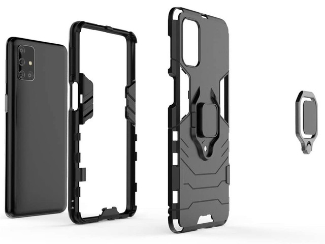 Handyhülle Alogy Stand Ring Armor für Samsung Galaxy M31s Schutzhülle