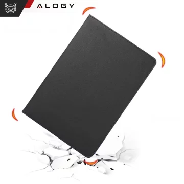 360 Hülle für Lenovo Tab M11 10,95" TB330FU / TB330XU / TB331FC Drehbare Abdeckung Tablet Flip Cover Case Alogy Schwarz