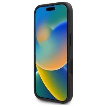 Etui Karl Lagerfeld do iPhone 16 Plus 6.7" Czarny Magsafe Hardcase Hot Stamp