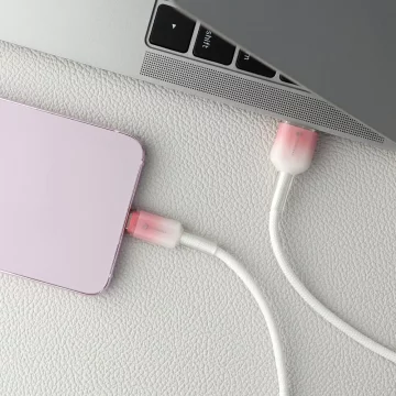 Kabel USB-A – USB-C 66W Forcell F-Energy Gradient 1 m C352 biały