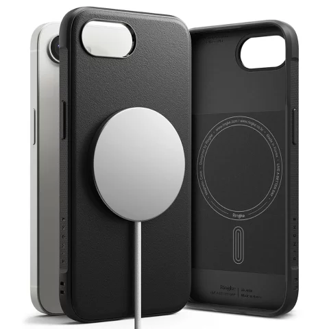 Etui Ringke Onyx Magnetic MagSafe für iPhone 16e Schwarz