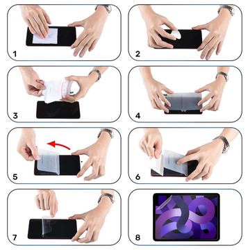 Hydrogelová ochranná fólie na tablet pro Apple iPad Mini 6 2021 8.3 6gen. Alogický hydrogel