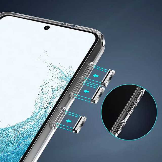 Alogy Hybrid Clear Case pro Samsung Galaxy S23 Plus Transparent