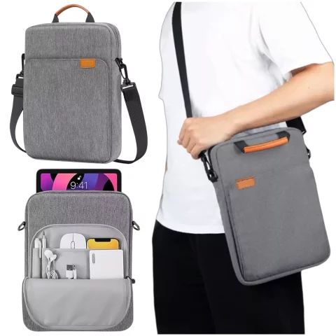 Alogy Laptop/ iPad Pro Air/ Tablet Bag 11-13 Inch Men's Women's Unisex Shoulder Strap Case Cover Pouch Gray