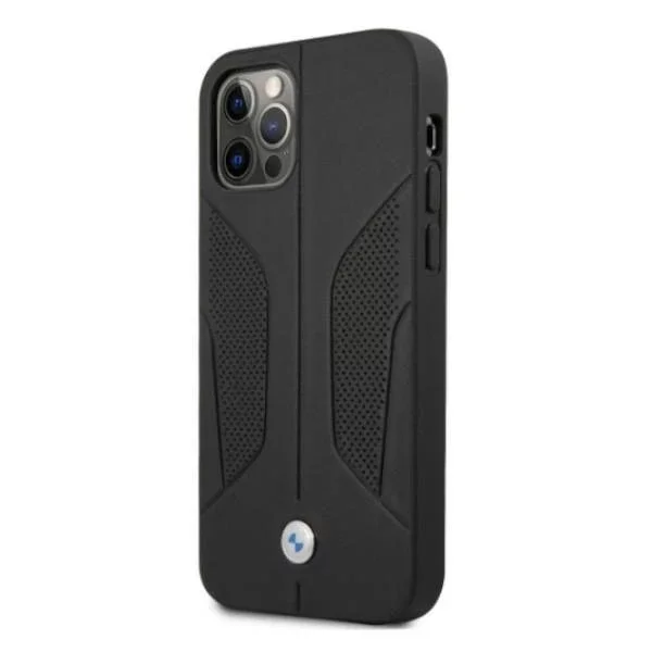 Etui BMW BMHCP12MRSCSK do Apple iPhone 12/12 Pro 6,1" hardcase Leather Perforate Sides
