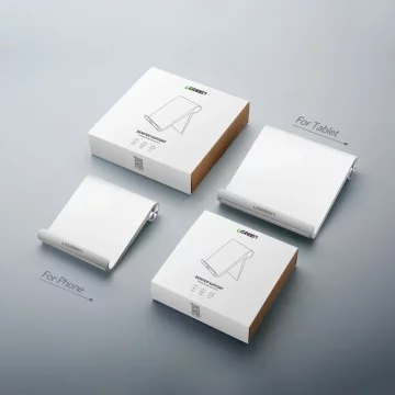 Desk stand UGREEN base phone holder white (30285)