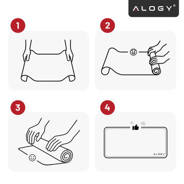 Podložka na stůl 80×40 cm – protiskluzová ochranná podložka z elegantní PU ekokůže, pro myš a klávesnici, stylová a odolná – Alogy WorkMat™ Green