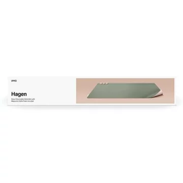 UNIQ Hagen doppelseitige magnetische Schreibtischunterlage 67x35 cm Rosa-Grün