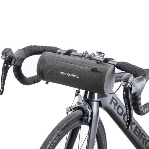 RockBros AS-051 handlebar bag waterproof pouch. Grey