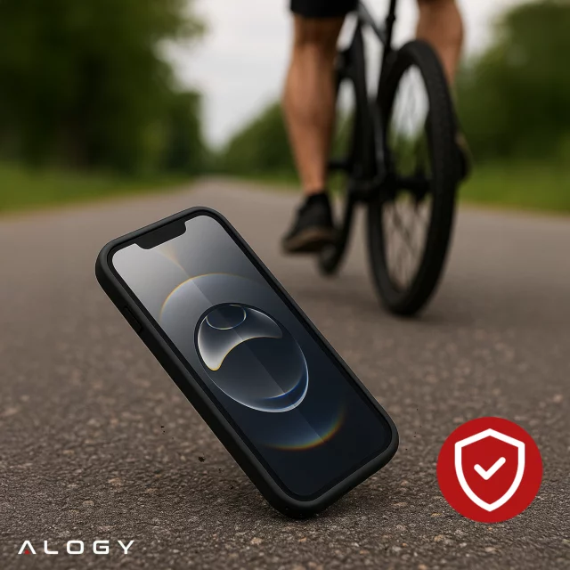 Etui do Apple iPhone 16e obudowa ochronna na telefon Alogy Matte HybridMag™️ Case do MagSafe Matowe Antypoślizgowe Wzmocnione Narożniki Czarne