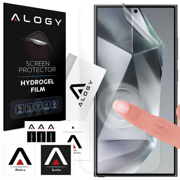 Hydrogelová fólie pro Samsung Galaxy S24/ S23 / S22 / S21 / S20 / S10 / S9 / S8 / Plus / Ultra / FE Ochranná fólie na displej telefonu Alogy Hydrogelová fólie