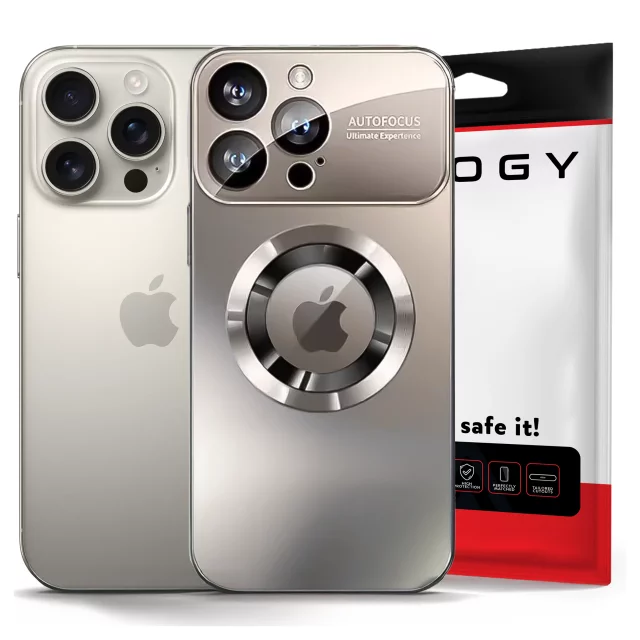 Etui do Apple iPhone 16 Pro obudowa Alogy MagSafe LuxeShield™ Case z ochroną obiektywów do MagSafe Titanium