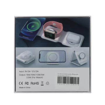 Ecobox MagSafe 15W Black 3in1 Wireless Charger