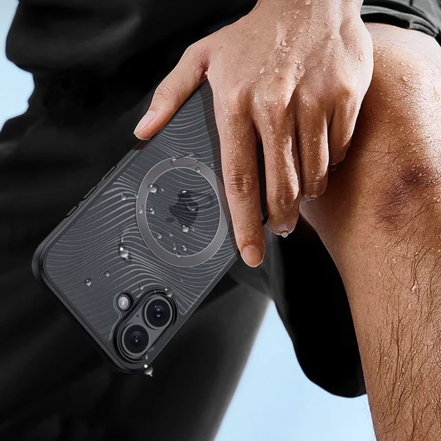 Etui do iPhone 16 Dux Ducis Aimo Mag z MagSafe - Czarny