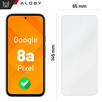 Tvrzené sklo pro Google Pixel 8a, ochranná fólie 9H Alogy Heavy Pro™️