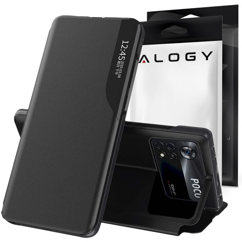 Alogy Smart View Cover Leather Wallet Case for Xiaomi Poco X4 Pro 5G