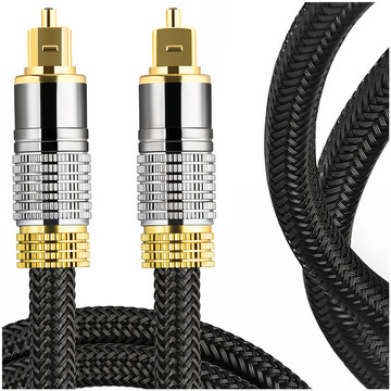 Optical digital cable Alogy 6.0mm Audio TV PC cable 1m