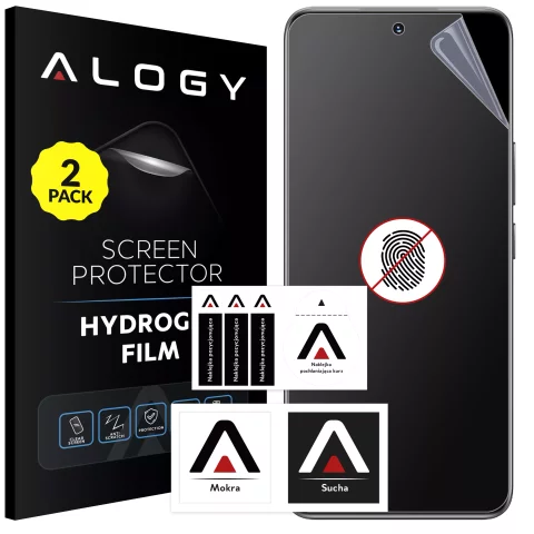 2x Folia "MATOWA" do Honor 90 Smart 5G Hydrożelowa Alogy HydroSkin Matte Pro™ na ekran do etui "BEZ ODCISKU PALCÓW"