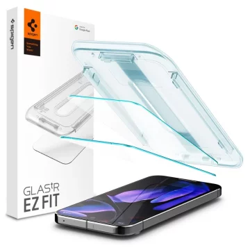 Spigen Glas.Tr „EZ FIT“ gehärtetes Glas 2er-Pack für Google Pixel 9 Pro XL, klar