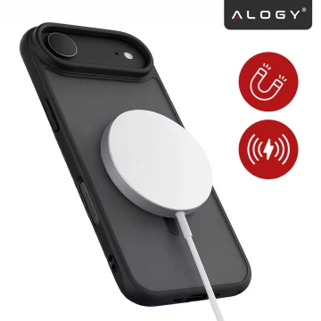 Alogy 3in1 Case Pack™ – Černý hybridní kryt MagSafe se 2 ochrannými tvrzenými skleněnými pouzdry pro Apple iPhone 17 Air