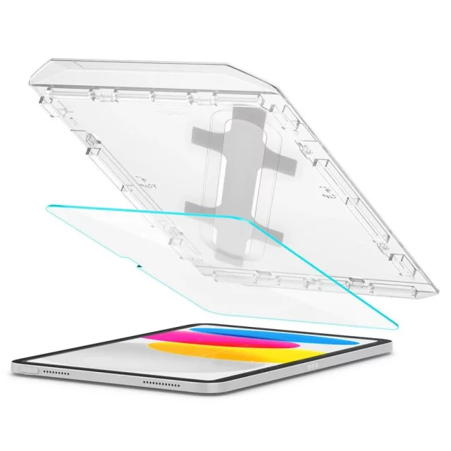 Gehärtetes Glas Spigen Glas.Tr "EZ FIT" für Apple iPad 10.9 2022 KLAR