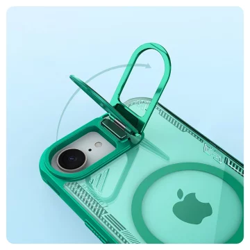 Etui do iPhone 16e Nillkin Iceblade MagSafe Podstawka Zielone