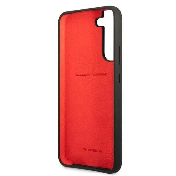 Etui Ferrari FESSIHCS22MBK do Galaxy S22+ S906 hardcase On Track Silicone czarny/black