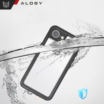 Etui Wodoodporne do Apple iPhone 16e Alogy HydroArmor™ IP68 Case z przezroczystym tyłem Pancerna obudowa 360