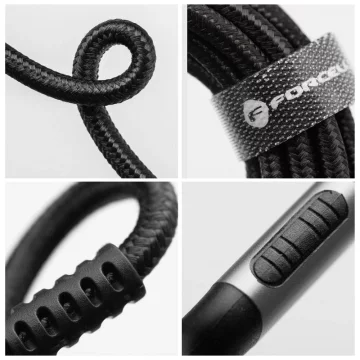 Kabel USB-C do USB-C 240W 1,2m Nylon QC 4.0 PD SUPERVOOC