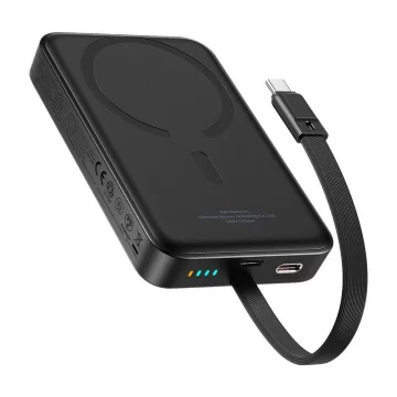 Baseus Mini 10000 mAh 30 W magnetische Powerbank, Schwarz – Bayern Edition