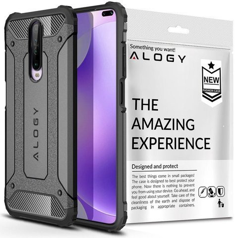 Alogy Hard Armor Hülle für Xiaomi Redmi K30 / Poco X2 grau
