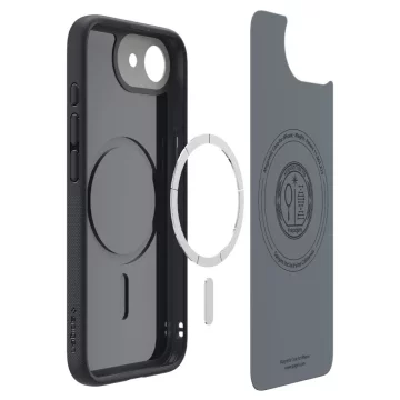 Hülle für iPhone 16e Spigen Nano Pop Mag MagSafe Schwarz Sesam