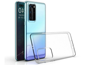 Alogy Silikonhülle Hülle für Huawei P40 Pro transparent